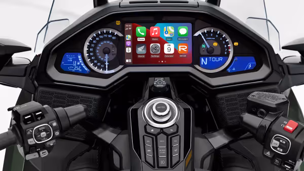 Painel completo da GL 1800 Gold Wing Tour