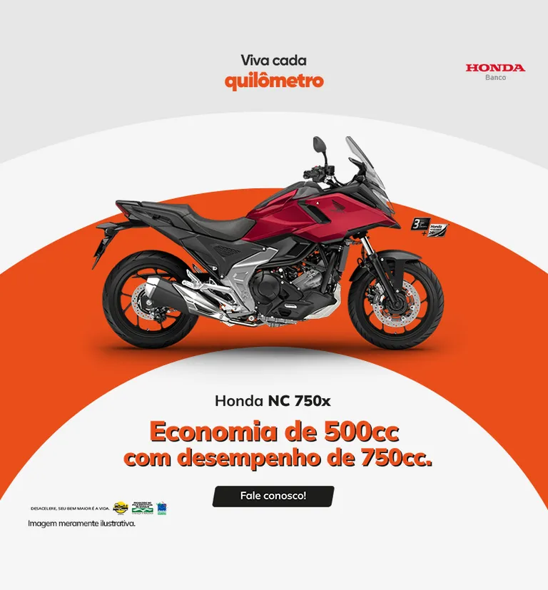 Banner MotoPark Honda Dream Financiamento NC 750X