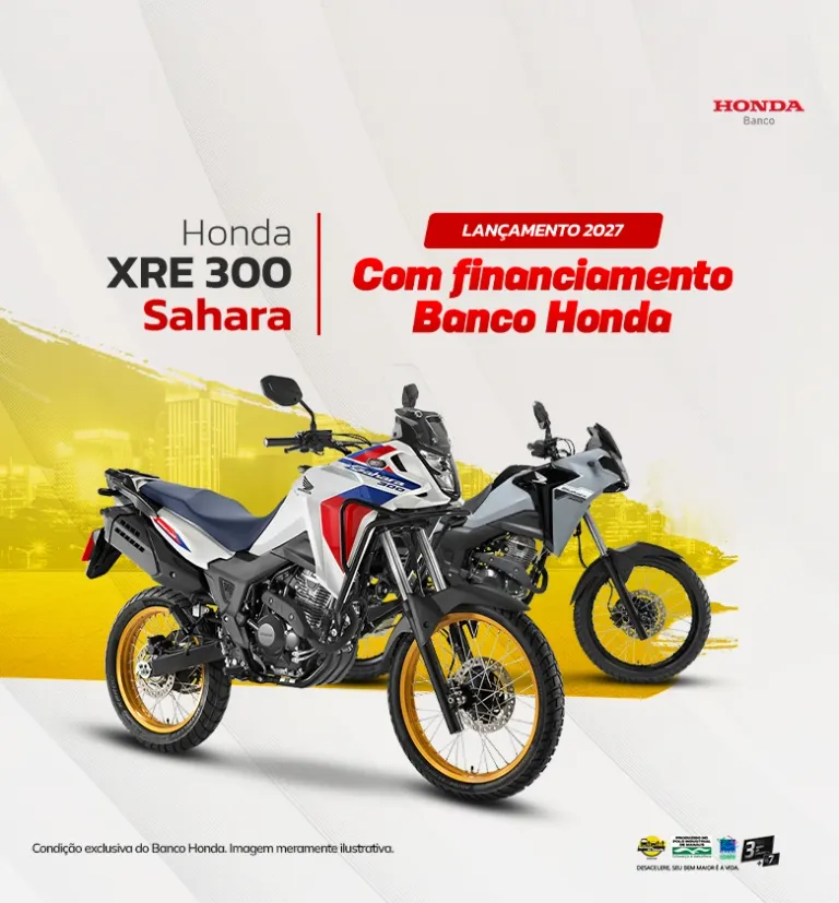 Banner MotoPark Honda Financiamento XRE 300 Sahara