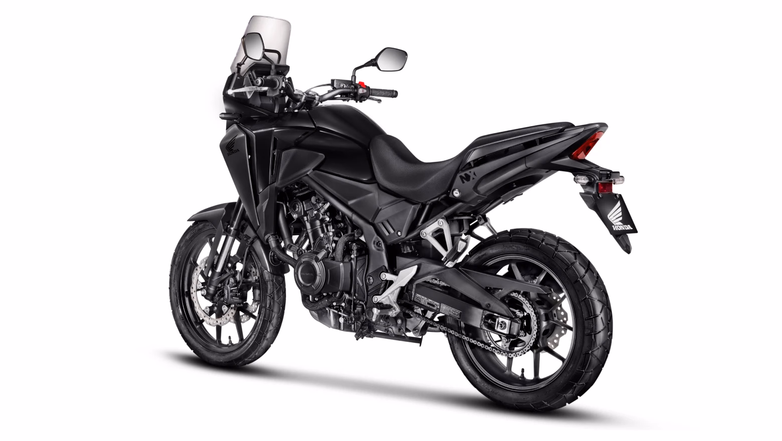Moto Honda Nx 500 Galeria Diagonal Esquerda Traseira Preto - 10 de 17